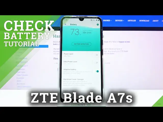 'Video thumbnail for How to Activate Battery Percentage in ZTE Blade A7s – Battery Settings'