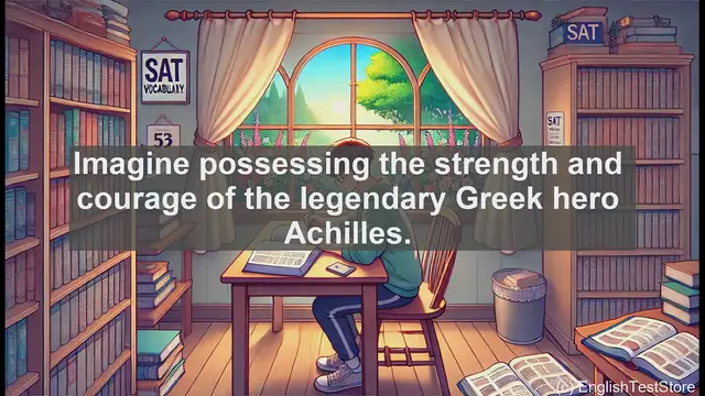 Video thumbnail for 5000 Must Know SAT Vocabulary - Achillean: Exploring the Power and Paradox of a Mythical Adjective