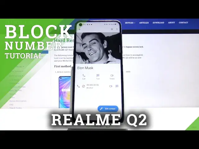 'Video thumbnail for How to Block Number on REALME Q2 – Block Calls and SMS'