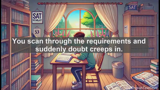 Video thumbnail for 5000 Must Know SAT Vocabulary - Qualification: Key Word for SAT and Job Seekers