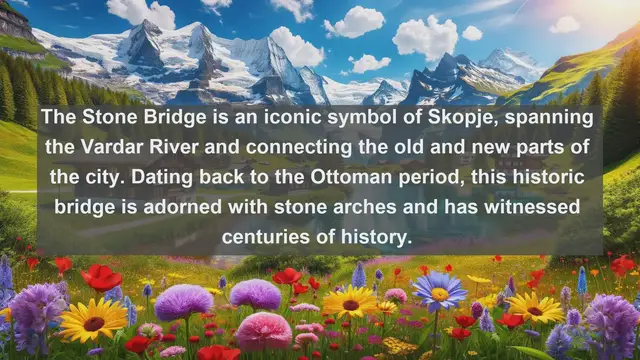 Video thumbnail for Bridging Cultures: Top 10 Famous Bridges in North Macedonia