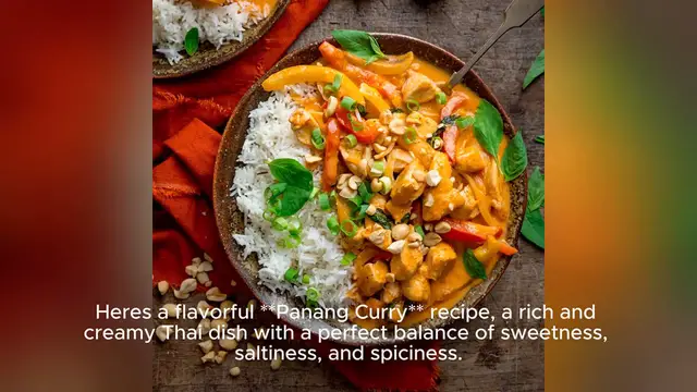 Video thumbnail for panang curry recipe