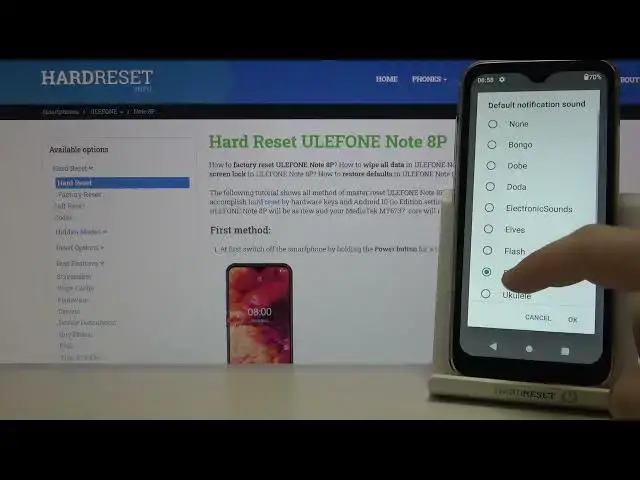 Video thumbnail for Default Notification Sounds in Ulefone Note 8P – Notification Tones Presentation