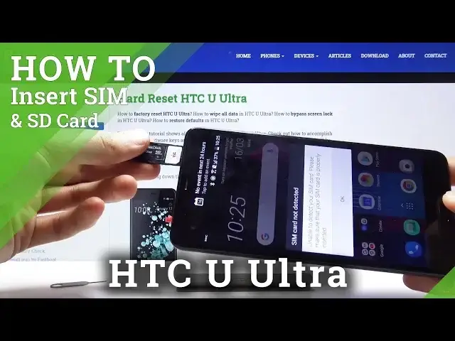 Video thumbnail for How to Insert SIM Card to HTC U Ultra – Input SD Card