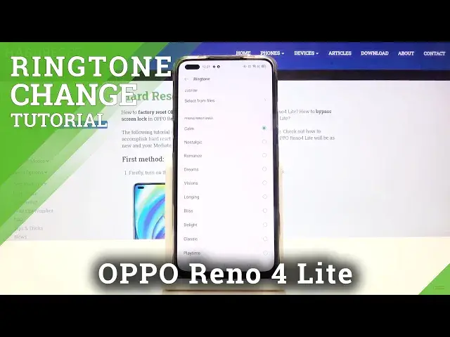 Video thumbnail for How to Change Ringtone in OPPO Reno 4 Lite – Find Ringtone List