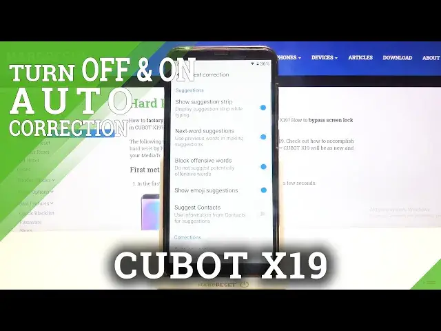 'Video thumbnail for CUBOT X19 and Text Correction Feature - Enable Auto-Correction Option'