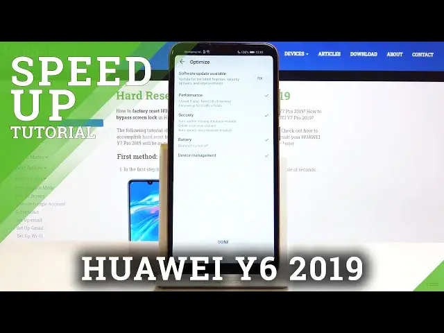 Video thumbnail for How to Speed Up HUAWEI Y6 2019 – Device Optimization