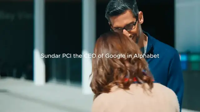 Video thumbnail for Google CEO Sundar Pichai and the Future of AI