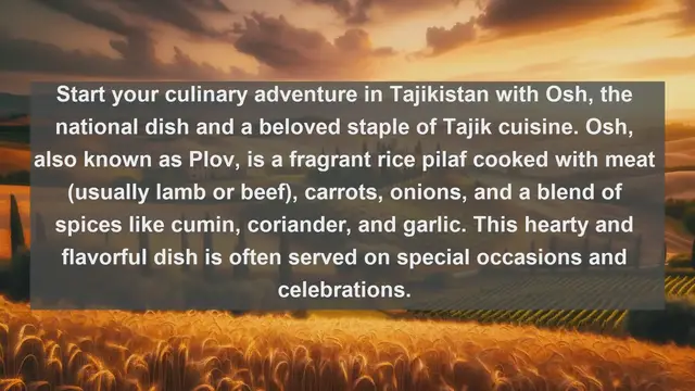 Video thumbnail for Taste of Tajikistan: Top 10 Mouthwatering Tajik Foods You Must Try!