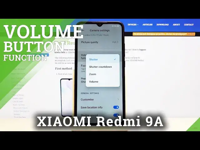 Video thumbnail for Xiaomi Redmi 9A   Change Volume button function in camera