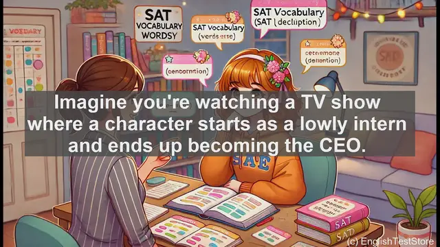 Video thumbnail for 5000 Must Know SAT Vocabulary - Ascendant: From Intern to CEO - Understanding a Powerful Word