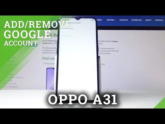 Video thumbnail for How to Add & Remove Google User in OPPO A31 (2020) – Manage Google Account