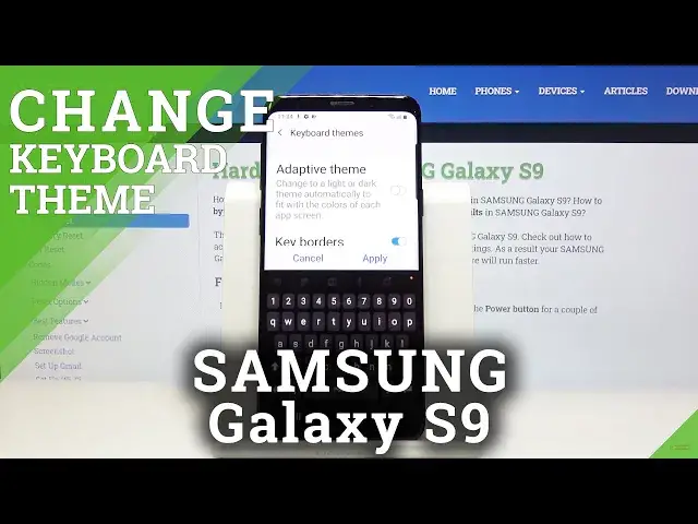 'Video thumbnail for How to Change Keyboard Theme in SAMSUNG Galaxy S9 – Keyboard Settings'