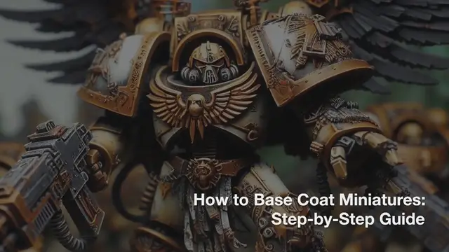 Video thumbnail for How to Base Coat Miniatures: Eliminate Frustration and Achieve Smooth Finishes in 9 Simple Steps