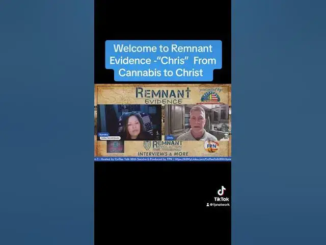 Video thumbnail for Welcome to Remnant Evidence - Chris - “From Cannabis to Christ” Story / Testimony