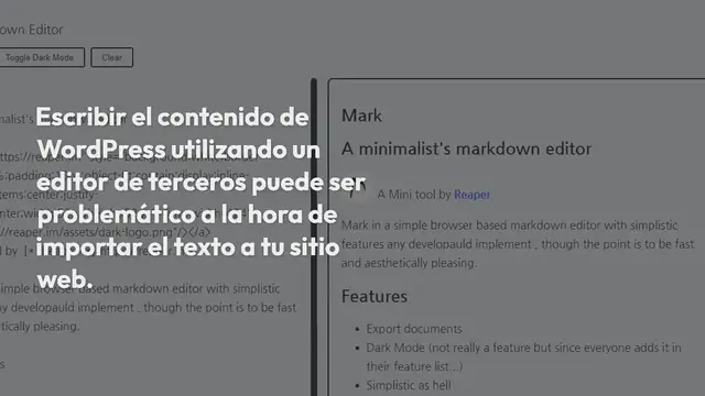 Video thumbnail for 5 Mejores Editores de Markdown Para los Superusuarios de WordPress
