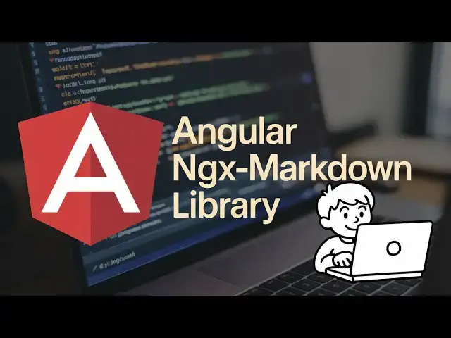 Video thumbnail for Angular ngx-markdown Library to Render Markdown in Browser With Prism Syntax Highlighting Using TS