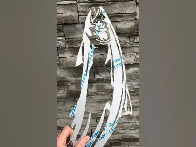 Video thumbnail for Rainbow Trout / Steelhead metal fish art
