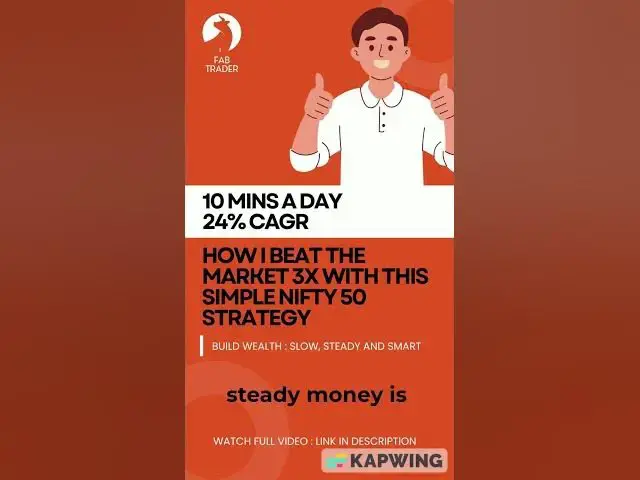 'Video thumbnail for My Most Reliable NIFTY 50 Trading Strategy for Beginners | No F&O, Stop Loss, 24% CAGR | Nifty Shop'
