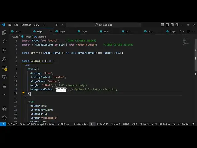 Video thumbnail for Build a React.js react-window Example to Show Panels & List Windows to Display Data in JSX