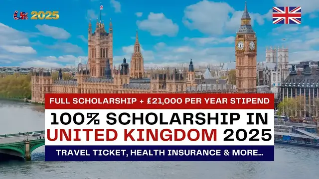 Video thumbnail for Apply For Fully Funded UK Scholarship 2025 - NO Application Fee!