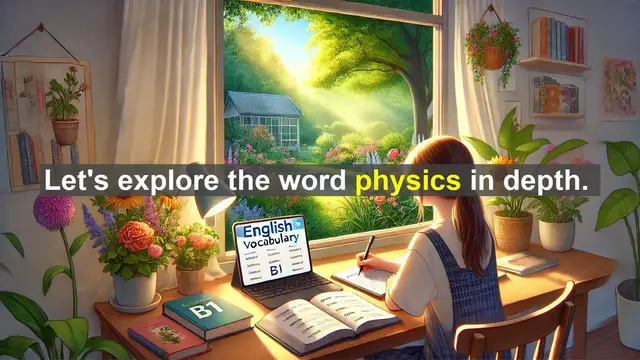 Video thumbnail for 2500 Must Know CEFR B1 Vocabulary - Physics: Key Concepts for Advanced English Learners