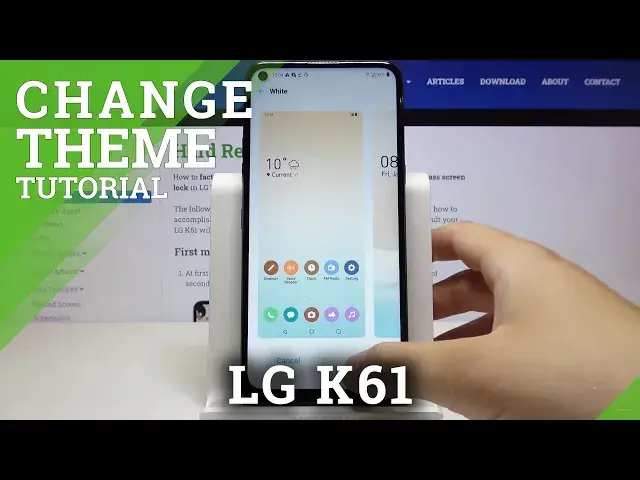 'Video thumbnail for How to Change Theme in LG K61 – Set Up Theme'