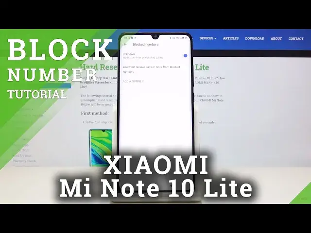 Video thumbnail for How to Block Number in XIAOMI Mi Note 10 Lite – Create Blacklist