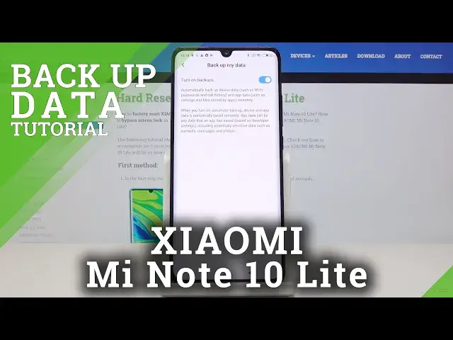 Video thumbnail for How to Enable Google Backup in XIAOMI Mi Note 10 Lite – Copy & Save Files