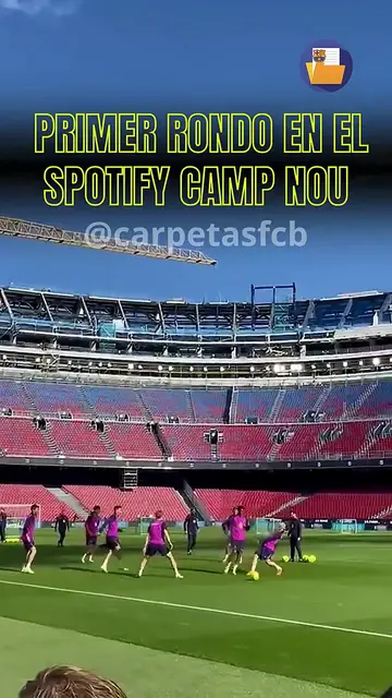 Video thumbnail for PRIMER RONDO EN EL SPOTIFY CAMP NOU