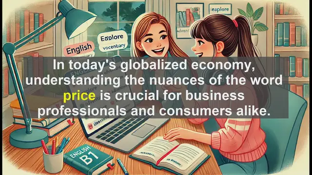 Video thumbnail for 2500 Must Know CEFR B1 Vocabulary - The Meaning and Usage of 'Price' in English