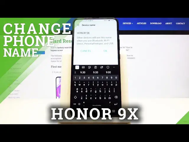 Video thumbnail for How to Rename Honor 9X Phone - Personal Settings