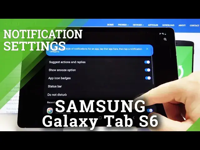 Video thumbnail for How to Enter Notification Settings in SAMSUNG Galaxy Tab S6 – Notification Option