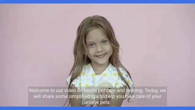 Video thumbnail for Simplified Guide to Exotic Pet Care and Training