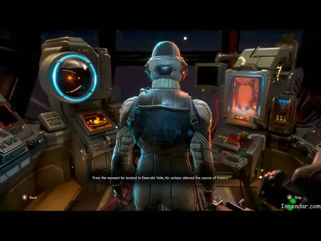 Video thumbnail for The Outer Worlds Mostly Peaceful Good Ending Slideshow Phineas Vicar Max Ellie Parvati Nyoka Sam