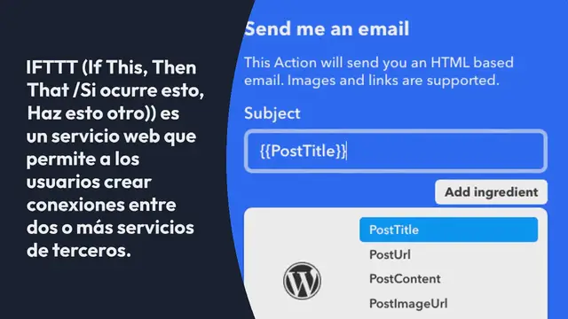 Video thumbnail for Cómo Usar Recetas de WordPress IFTTT para Automatizar el Flujo de Trabajo