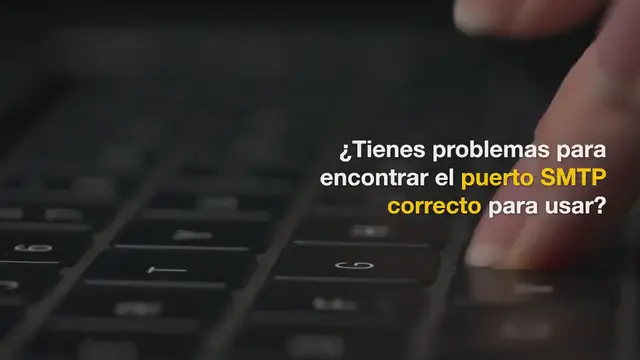 Video thumbnail for Cómo elegir el puerto SMTP correcto (Puerto 25, 587, 465, o 2525)
