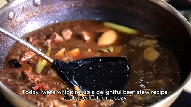 Video thumbnail for beef stew recipe