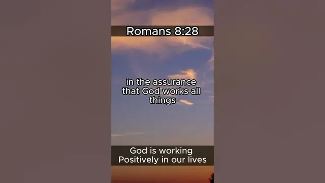 Video thumbnail for 1111 GOD'S MESSAGE FOR YOU TODAY: Romans 8:28 (God is working Positively in our lives)