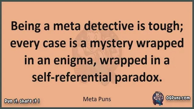 Video thumbnail for Meta - Jokes, Puns, Wordplays, and Laughter