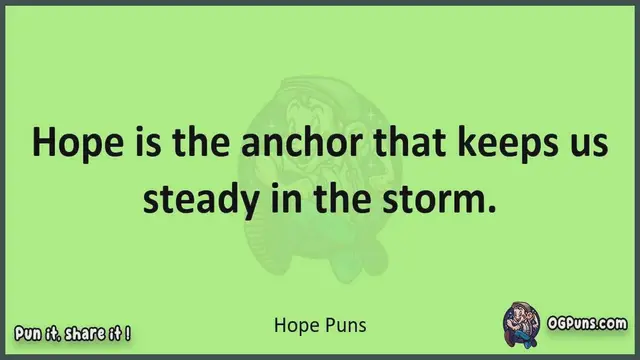 Video thumbnail for Hope - Jokes, Puns, Wordplays, and Laughter