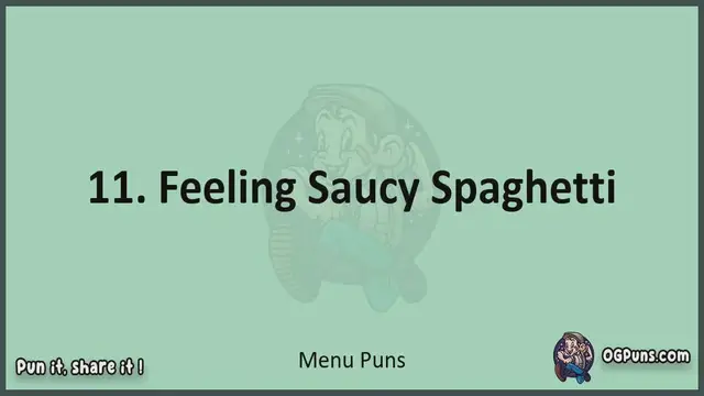 Video thumbnail for Menu - Jokes, Puns, Wordplays, and Laughter