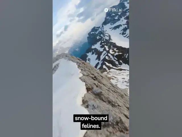 Video thumbnail for Cats on the snow |Cats acting shy |