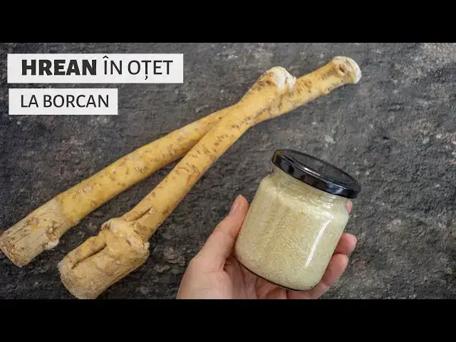 Video thumbnail for Hrean în oțet la borcan - sosul care merită fiecare lacrimă | Bucate Aromate
