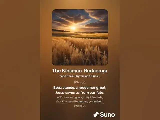 Video thumbnail for The Kinsman-Redeemer: Boaz and Jesus' Redemption Song