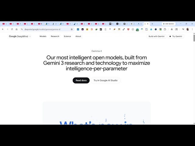 Video thumbnail for 256K Context & 100% FREE! Google Released Gemma 4 Model to Build & Deploy Unlimited Apps Locally