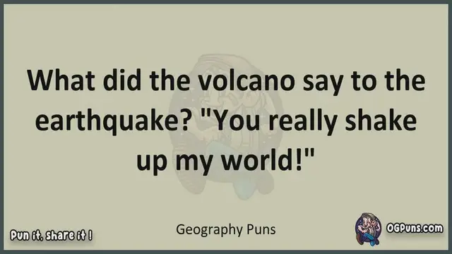 Video thumbnail for Geography - Jokes, Puns, Wordplays, and Laughter