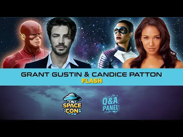 Video thumbnail for Grant Gustin & Candice Patton Q&A | WestAllen, Finale Stories & Flash Suit Secrets