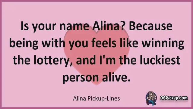 Video thumbnail for Alina - Pickup-Lines & Rizz for Him & for Her