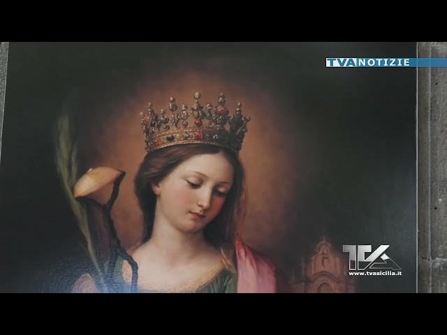 Video thumbnail for Adrano. Dal 15 al 20 marzo le reliquie di S. Agata in città.